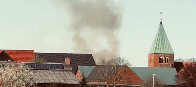 Heckenbrand in Riede