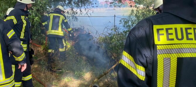 Erneuter Stoppelfeldbrand in Riede