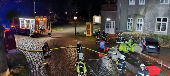 Gefahrgut-Übung mit der Freiwilligen Feuerwehr Emtinghausen-Bahlum