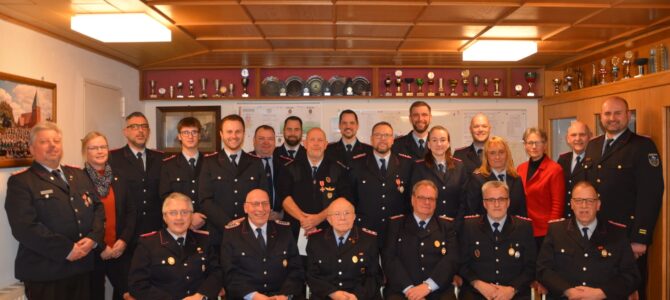 Jahreshauptversammlung der Feuerwehr vom 7. Februar 2025