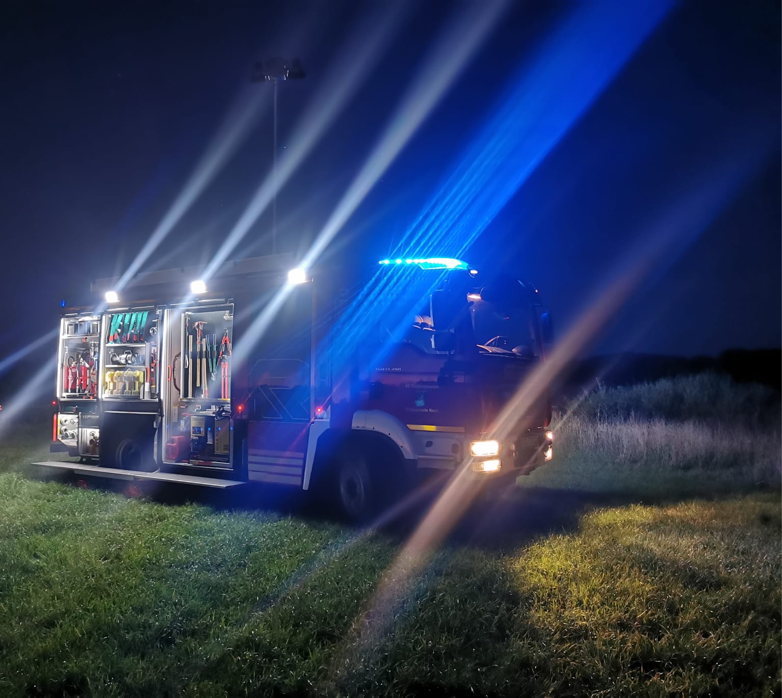 Einsatz in der Nacht – Fehlalarm