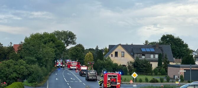 Einsatzbericht: F3-Alarm – Wohnungsbrand in Thedinghausen